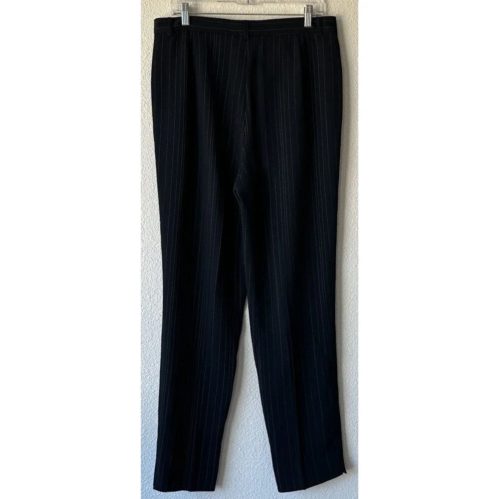 Garfield & Marks Sydney Trouser Pinstriped Pants Women's Size 14 Slacks